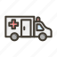 ambulance, medicine, emergency, doctor, health, hospital, transport 