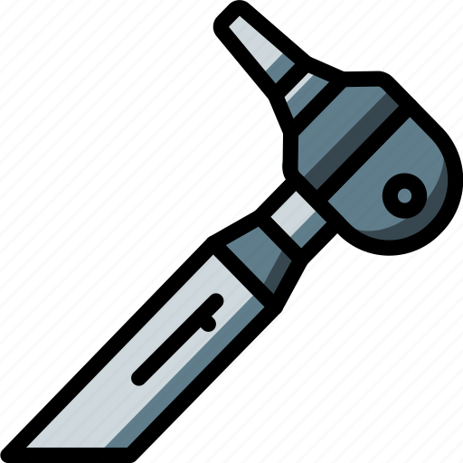 Ear, equipment, light, medical, otoscope, throat, tool icon - Download on Iconfinder