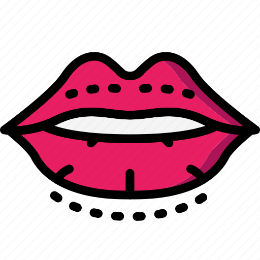 Body, clinic, cosmetic, health, lip, medical, surgery icon - Download on Iconfinder