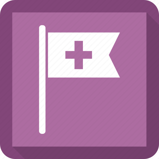 Assistance, flag, medical, medical flag icon - Download on Iconfinder