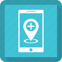 hospital location, medical location, mobile, navigation