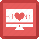 cardiograph, ekg, heartbeat, monitor