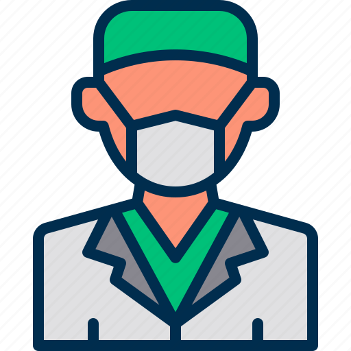Avatar, doctor, mask, medical, people, suit, surgeon icon - Download on Iconfinder
