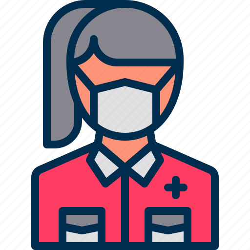 Avatar, healthcare, mask, medical, nurse, paramedic, people icon - Download on Iconfinder