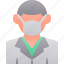 avatar, doctor, male, mask, medical, people, physician 