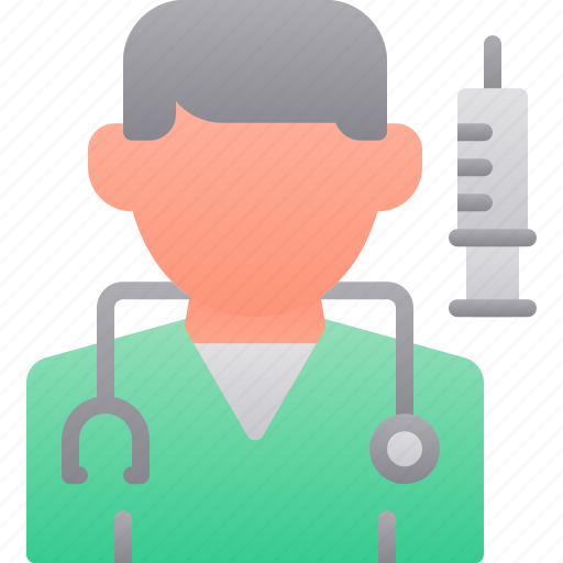 Avatar, doctor, injection, male, medical, people, sthethoscope icon - Download on Iconfinder