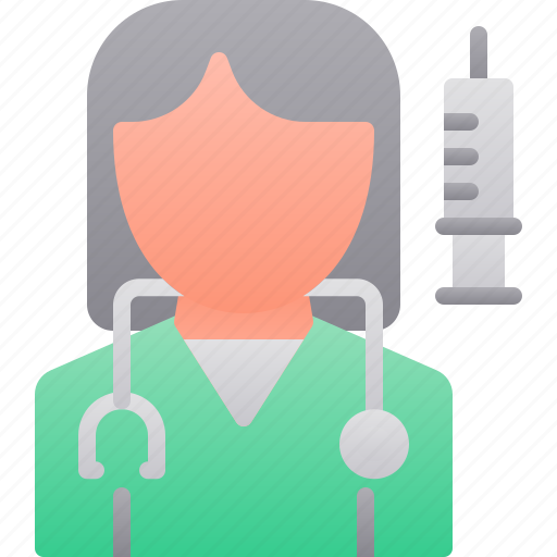 Avatar, injection, medical, nurse, people, staff, sthethoscope icon - Download on Iconfinder