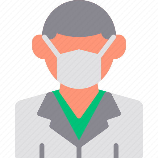 Avatar, doctor, male, mask, medical, people, physician icon - Download on Iconfinder