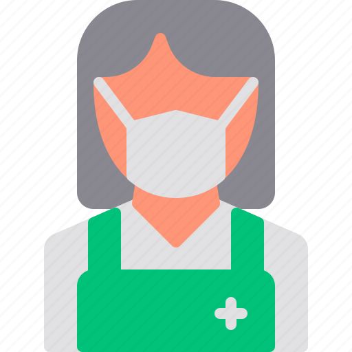 Avatar, doctor, mask, people, physician, surgeon, woman icon - Download on Iconfinder