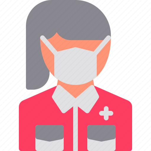 Avatar, healthcare, mask, medical, nurse, paramedic, people icon - Download on Iconfinder