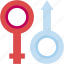 gender, sex, male, and, female, symbol, shapes, symbols 