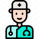 doctor, user, healthcare, and, medical, avatar, man