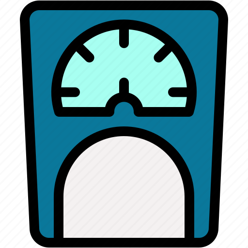 Weighing, machine, weight, body, scale, sports, and icon - Download on Iconfinder