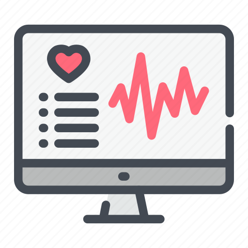 Beat, chart, heart, heartbeat, medical, monitor, pulse icon - Download on Iconfinder