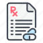 document, drugs, list, medical, pills, recipe, rx 