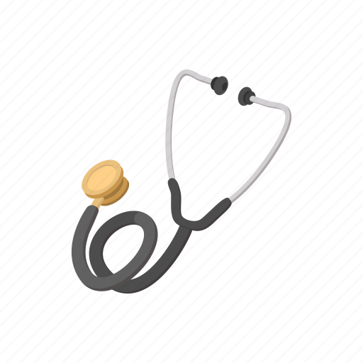 Cartoon, hospital, medical, medicine, phonendoscope icon - Download on Iconfinder