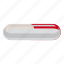 capsule, cartoon, illustration, pill, red, val92, vector 