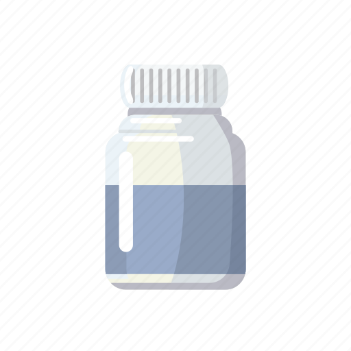 Bottle, capsule, cartoon, dose, medical, medicine, plastic icon - Download on Iconfinder