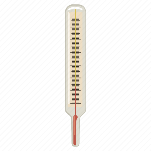Cartoon, equipment, heat, instrument, measurement, temperature, thermometer icon - Download on Iconfinder