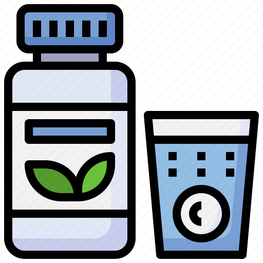 Antacid, glass, healthcare, medical, pills icon - Download on Iconfinder