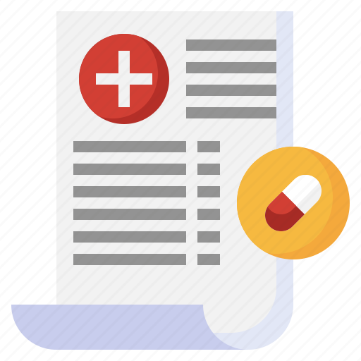 Prescription, medical, file, health, clinic, hospital, report icon - Download on Iconfinder