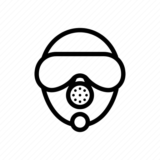 Gas mask, mask, face icon - Download on Iconfinder