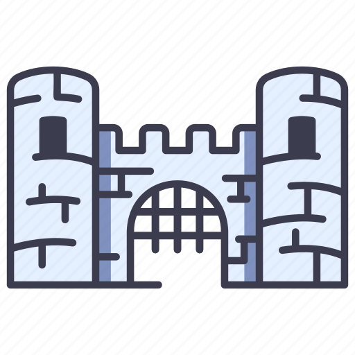 Medieval, building, stone, ancient, architecture, gate, castle icon - Download on Iconfinder