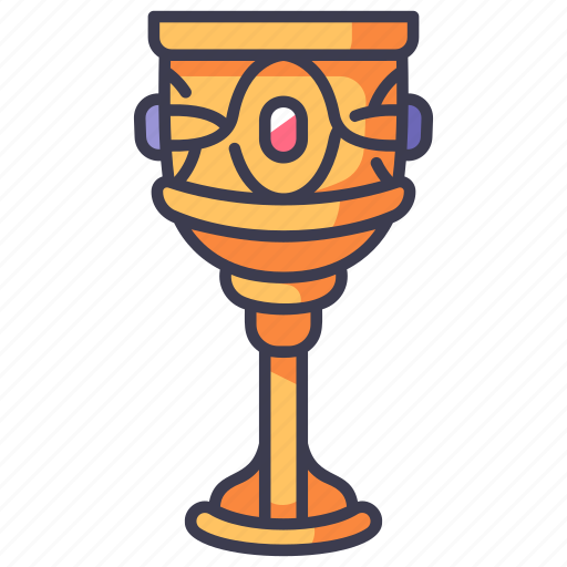 Medieval, cup, antique, goblet, ancient, drink, traditional icon - Download on Iconfinder