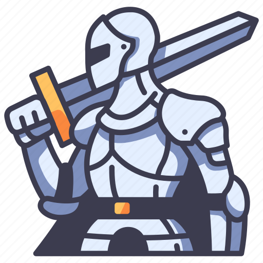 Medieval, warrior, armor, knight, sword, middle, history icon - Download on Iconfinder