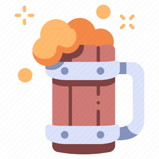 Bar, alcohol, beer, medieval, vintage, drink, mug icon - Download on Iconfinder