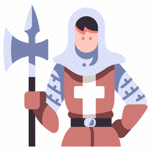 Medieval, warrior, knight, weapon, soldier, history icon - Download on Iconfinder
