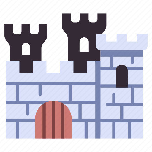 Medieval, building, stone, wall, architecture, castle, tower icon - Download on Iconfinder