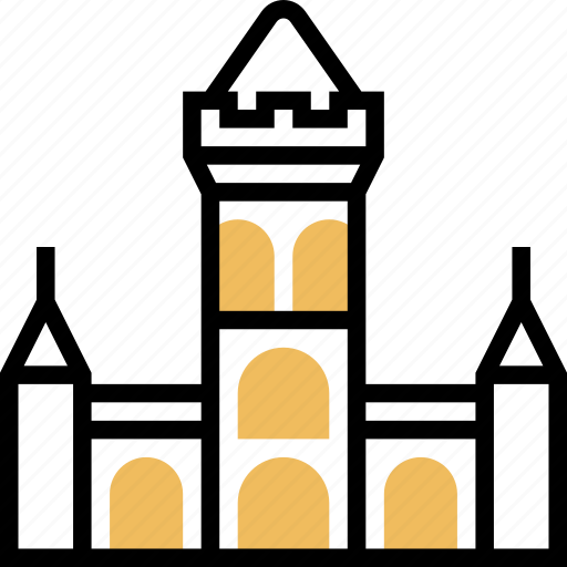 Tower, fort, castle, palace, medieval icon - Download on Iconfinder