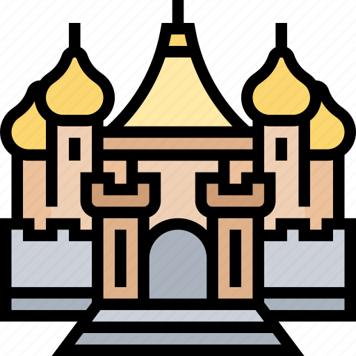 Castle, fortress, kingdom, palace, gate icon - Download on Iconfinder