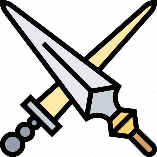 Lance, blade, spear, combat, weapon icon - Download on Iconfinder