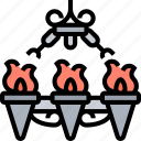torch, lantern, lighting, fire, flame