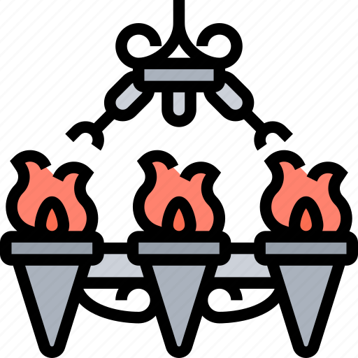 Torch, lantern, lighting, fire, flame icon - Download on Iconfinder