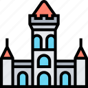 tower, fort, castle, palace, medieval