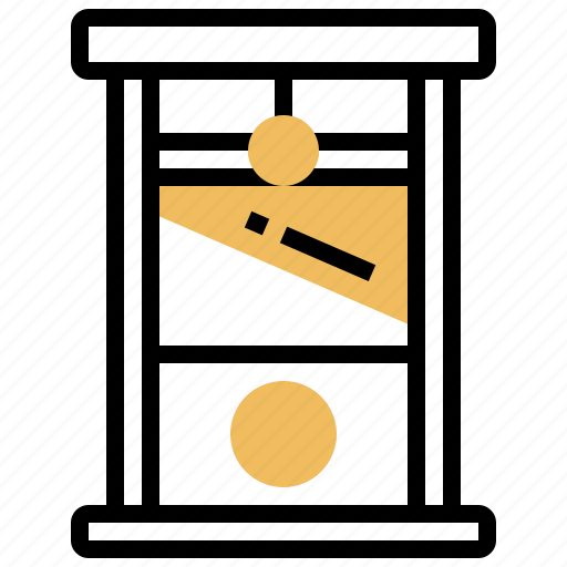 Behead, execution, guillotine, penalty, punishment icon - Download on Iconfinder