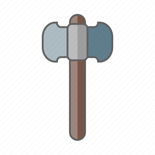 Axe, hammer, medieval, soldier, warrior, weapon icon - Download on Iconfinder