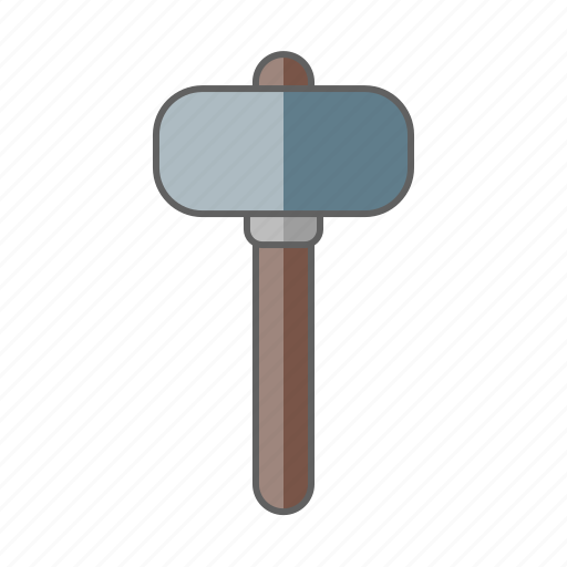 Construction, hammer, medieval, soldier, tool, warrior, weapon icon - Download on Iconfinder