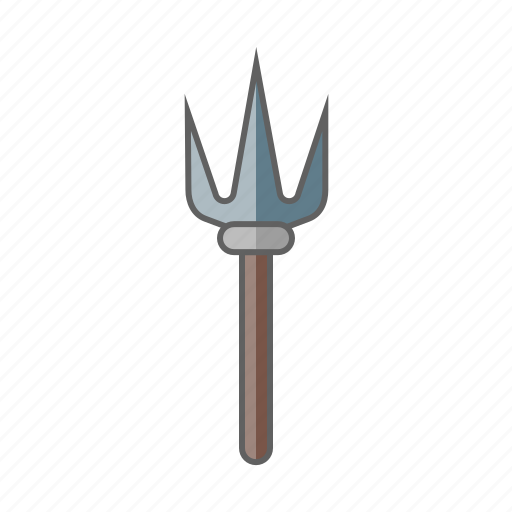 Blade, medieval, soldier, sword, trident, warrior, weapon icon - Download on Iconfinder