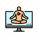 web, online, yoga, relax, meditation, zen