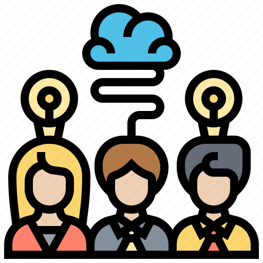 Brainstorming, consulting, discussion, ideas, teamwork icon - Download on Iconfinder