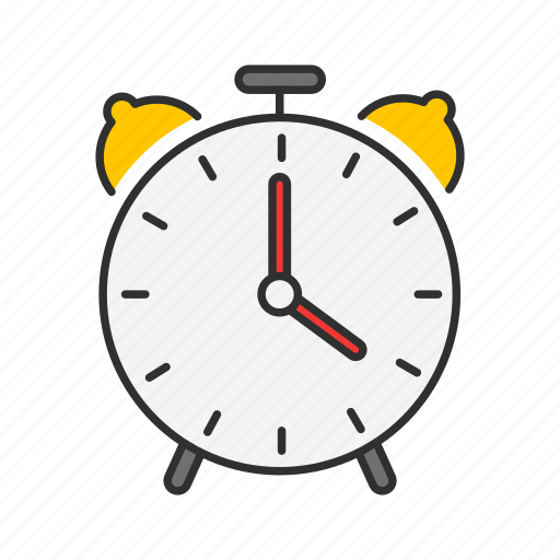 Alarm, alarm clock, analog clock, clock icon - Download on Iconfinder