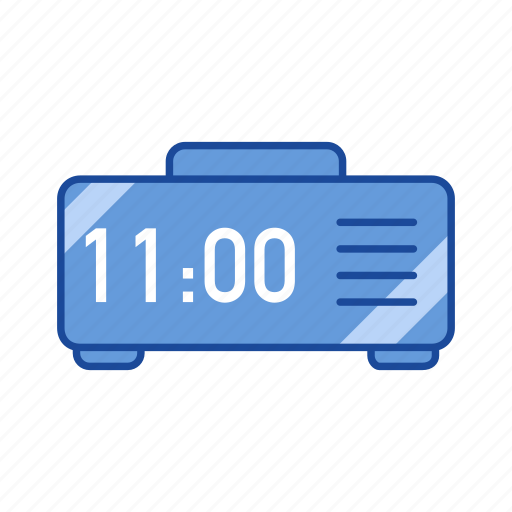 Clock, date, digital alarm clock, watch icon - Download on Iconfinder