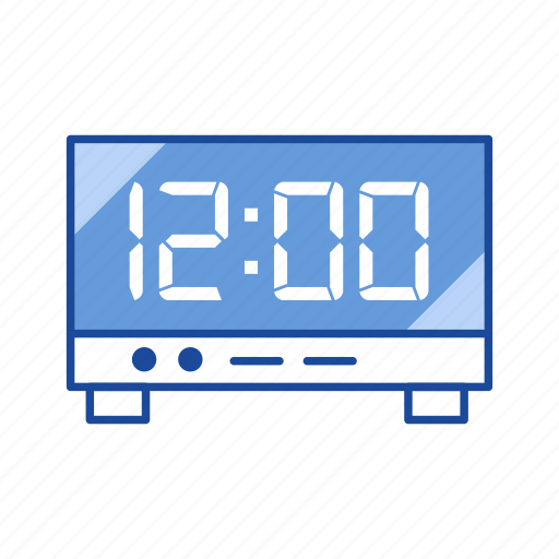 Alarm, date, digital alarm clock, clock icon - Download on Iconfinder