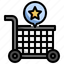 shopping, card, store, star, sales