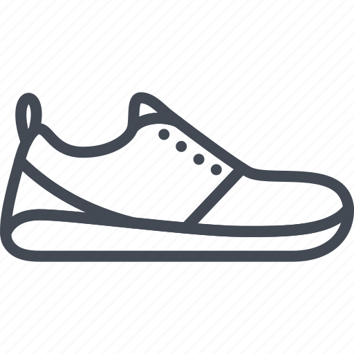 Clothes, footwear, line, outline, shoes, sneakers, sport icon - Download on Iconfinder