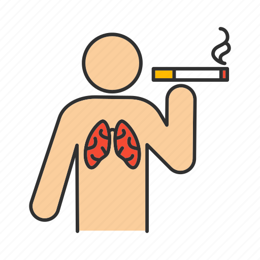 Bad, cancer, habit, lifestyle, lungs, smoking, unhealthy icon - Download on Iconfinder